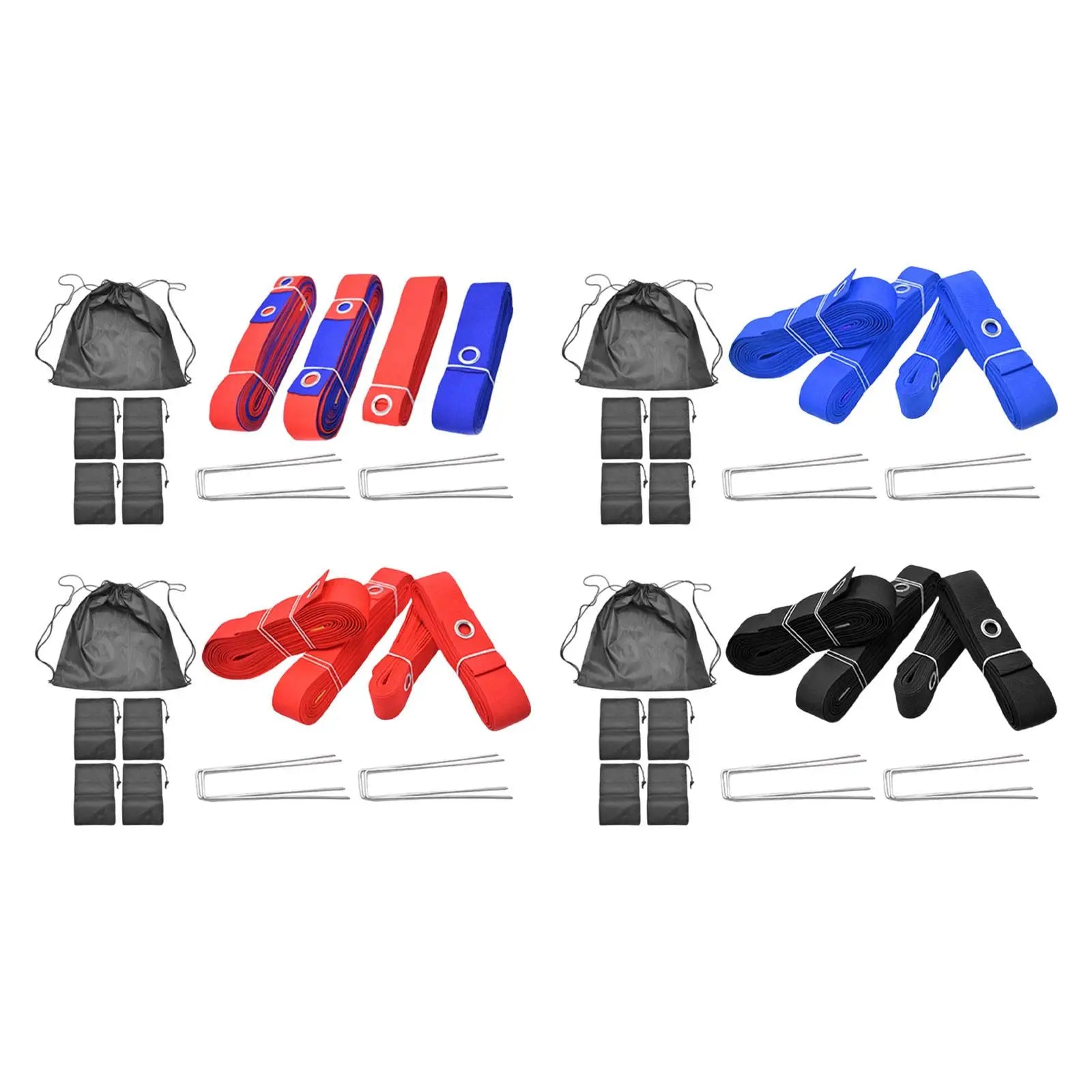 Beach Volleyball Lines for Sand Outdoor Marking Lines Set Professional Portable Accessories Workout Court Marker for Sports