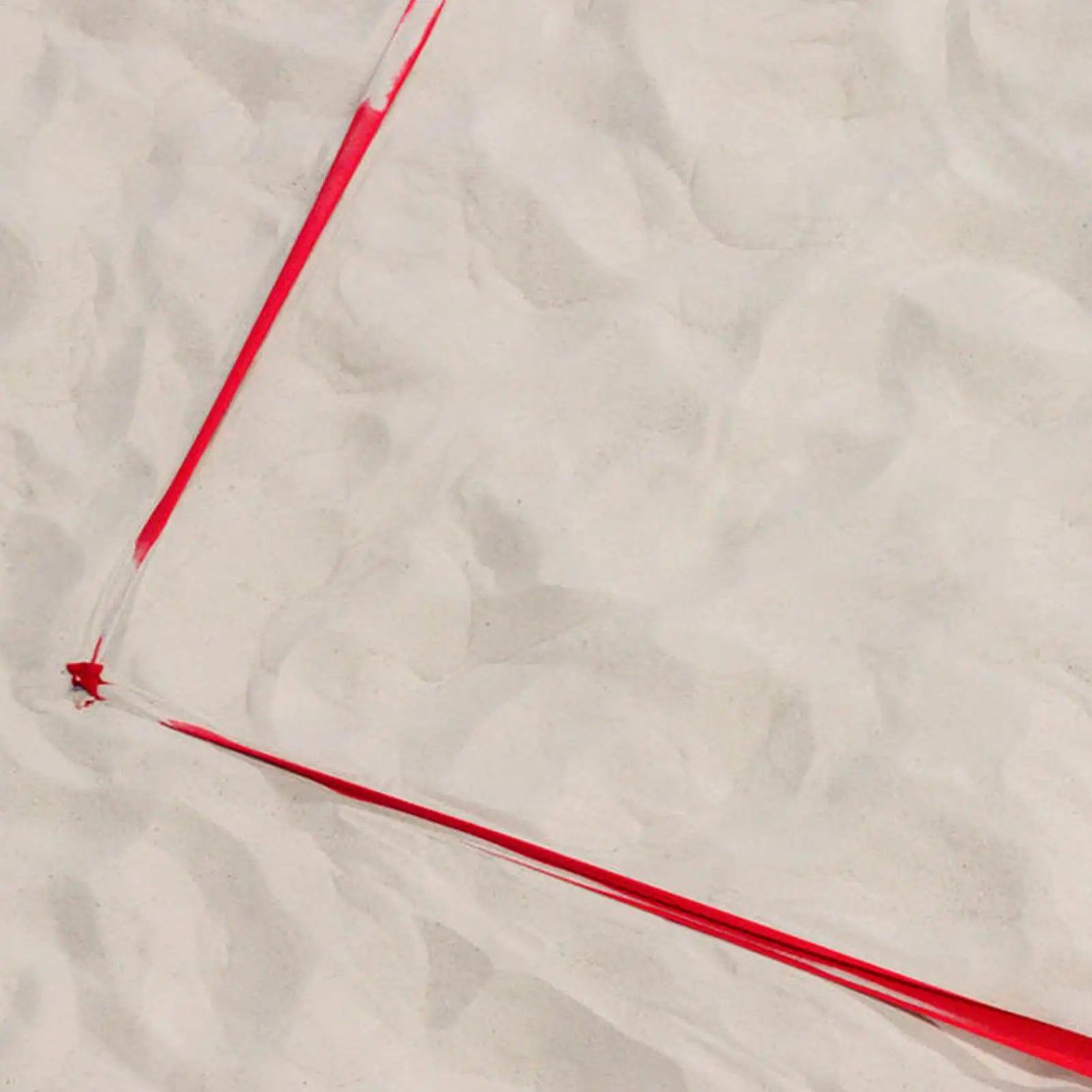 Beach Volleyball Lines Equipment Portable 8M Long Red Lines Marking Court Marker for Sand Training Beach Party Outdoor Sports