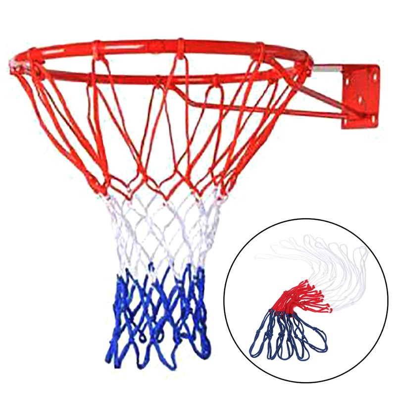 Nylon Standard Basketball Net Hoop Goal Rim for Basketball Stands Durable Sports Equipment for Competitive Games