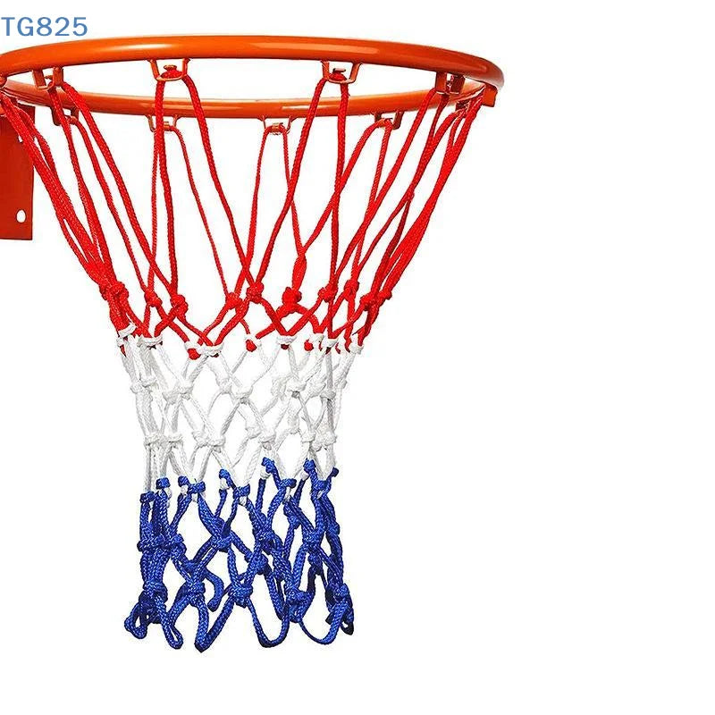 【AN】【AN】Heavy Duty Basketball Net Durable Braided Nylon Multiple Colors For Court Use